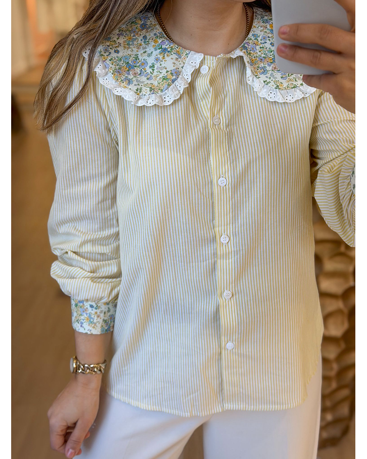 CAMISA GOLA BEBÉ FLORIDA