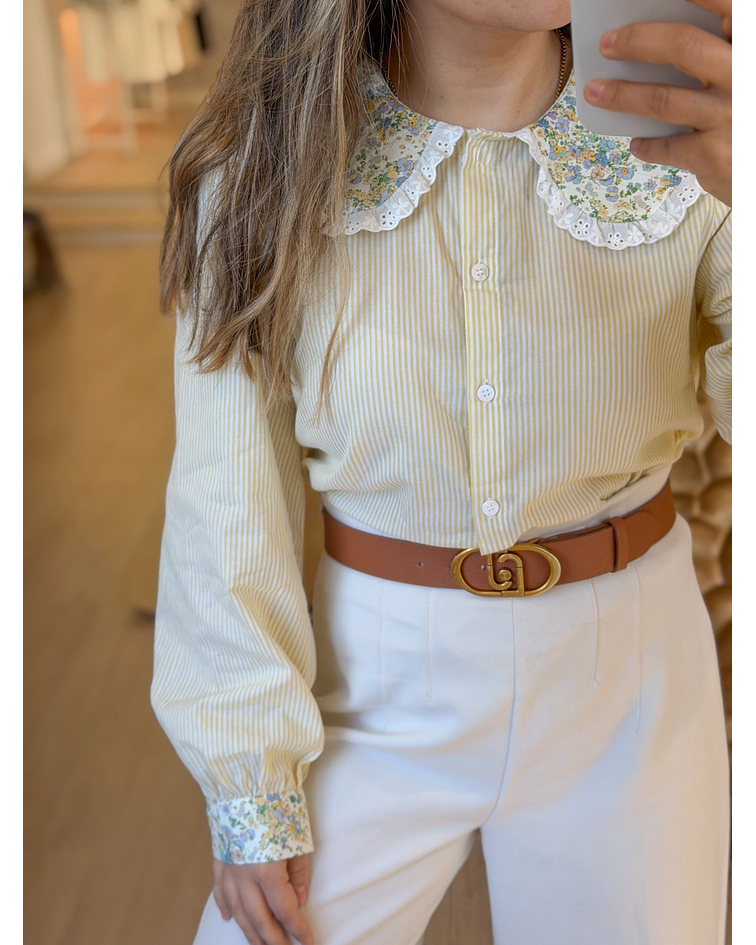 CAMISA GOLA BEBÉ FLORIDA