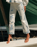 JEANS BORDADOS AZUIS
