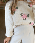 CAMISOLA MALHA COM FLORES