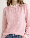 CAMISA ROSA BORDADA