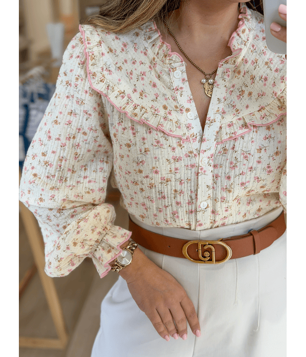 CAMISA ESTAMPADA FLORAL 
