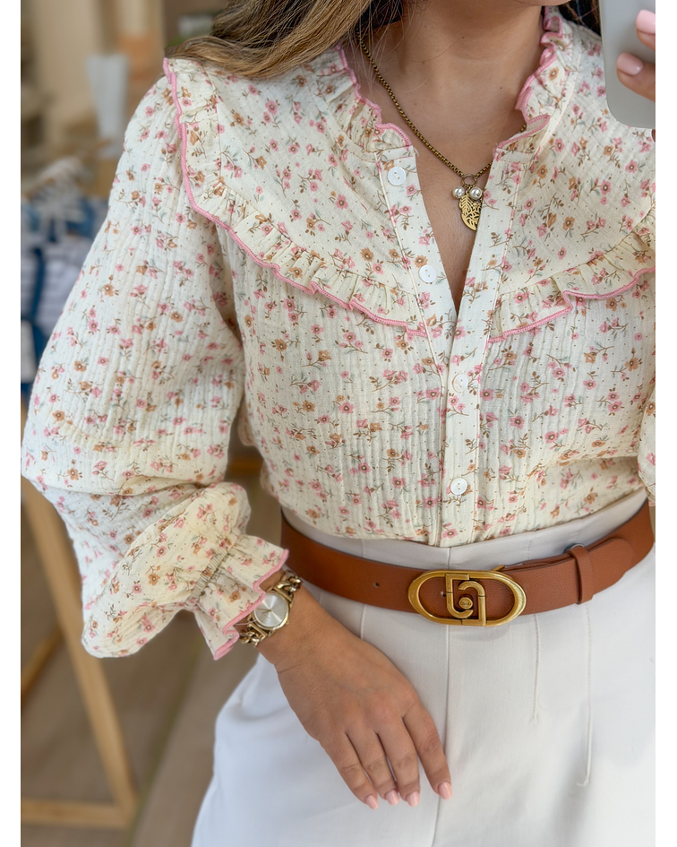 CAMISA ESTAMPADA FLORAL 