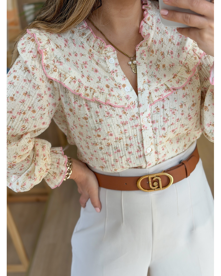 CAMISA ESTAMPADA FLORAL 