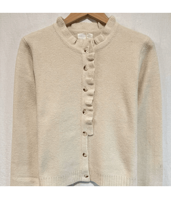 CARDIGÃ MALHA CRU