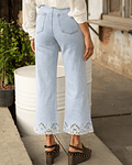 JEANS GANGA BORDADO