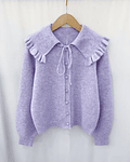 CARDIGÃ MALHA LAVANDA