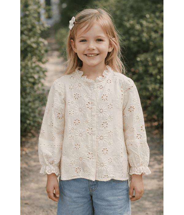 CAMISA BORDADA CRIANÇA