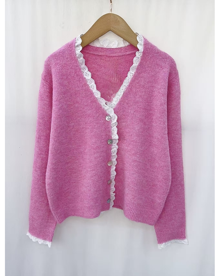 CARDIGÃ MALHA BORDADO  