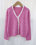 CARDIGÃ MALHA BORDADO  