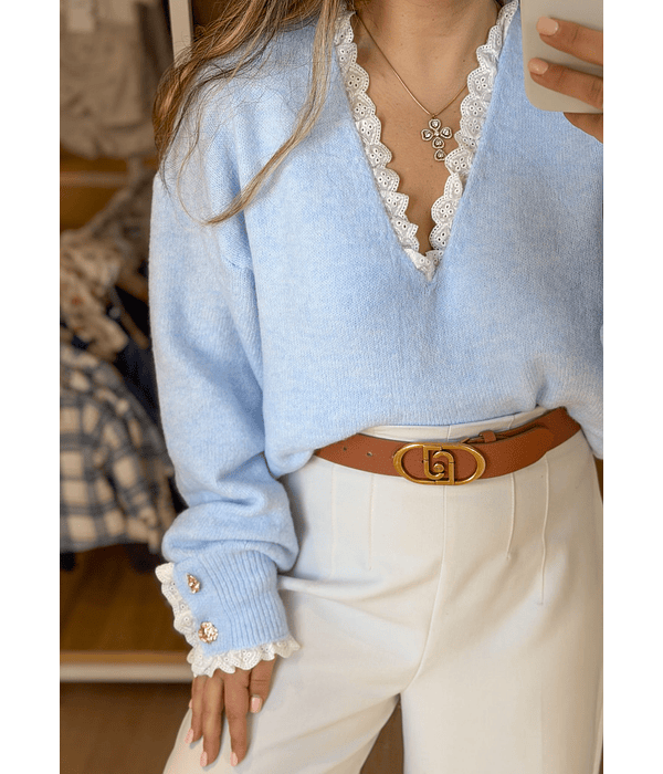 CAMISOLA MALHA COM DECOTE V 