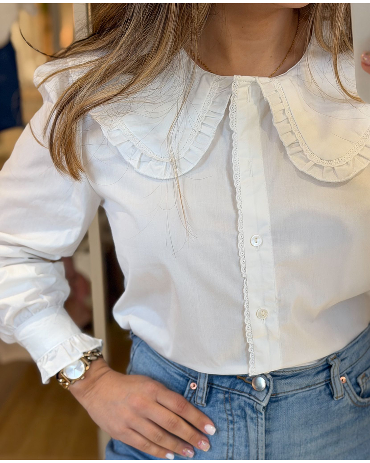 CAMISA GOLA BEBÉ BRANCA