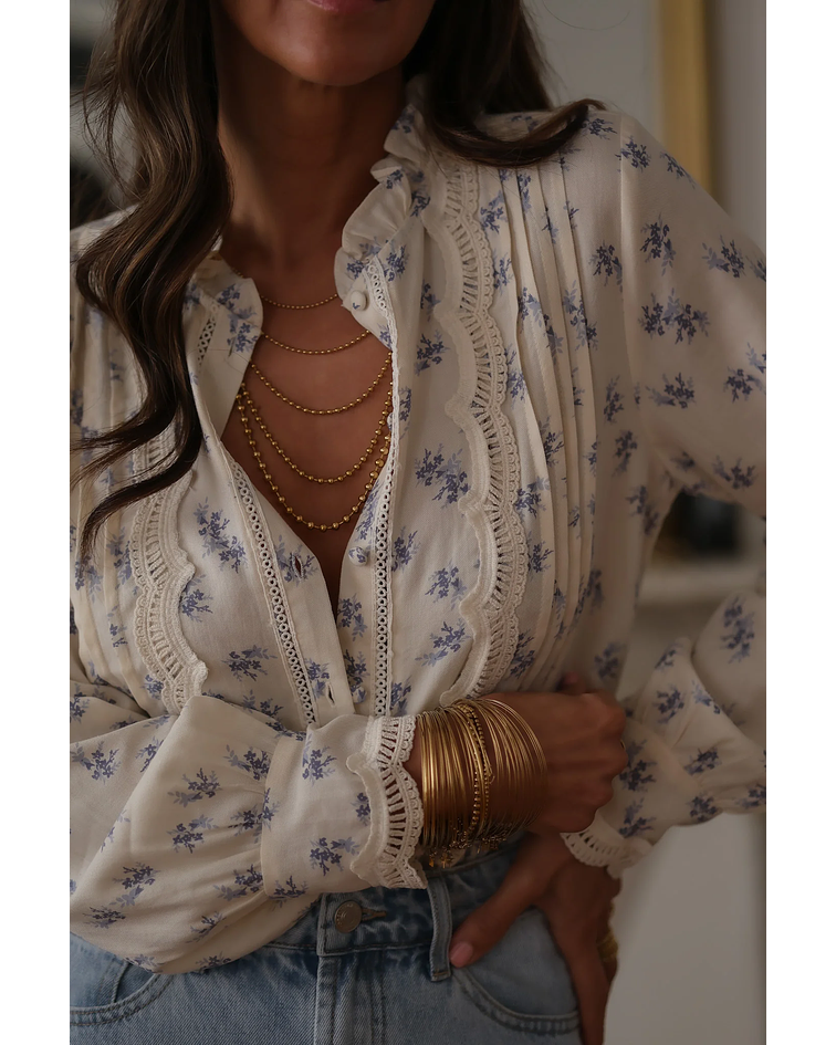 CAMISA FLORIDA RENDA