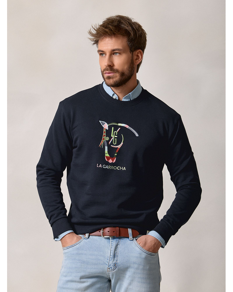 Sweatshirt Quarter | Azul Marinho