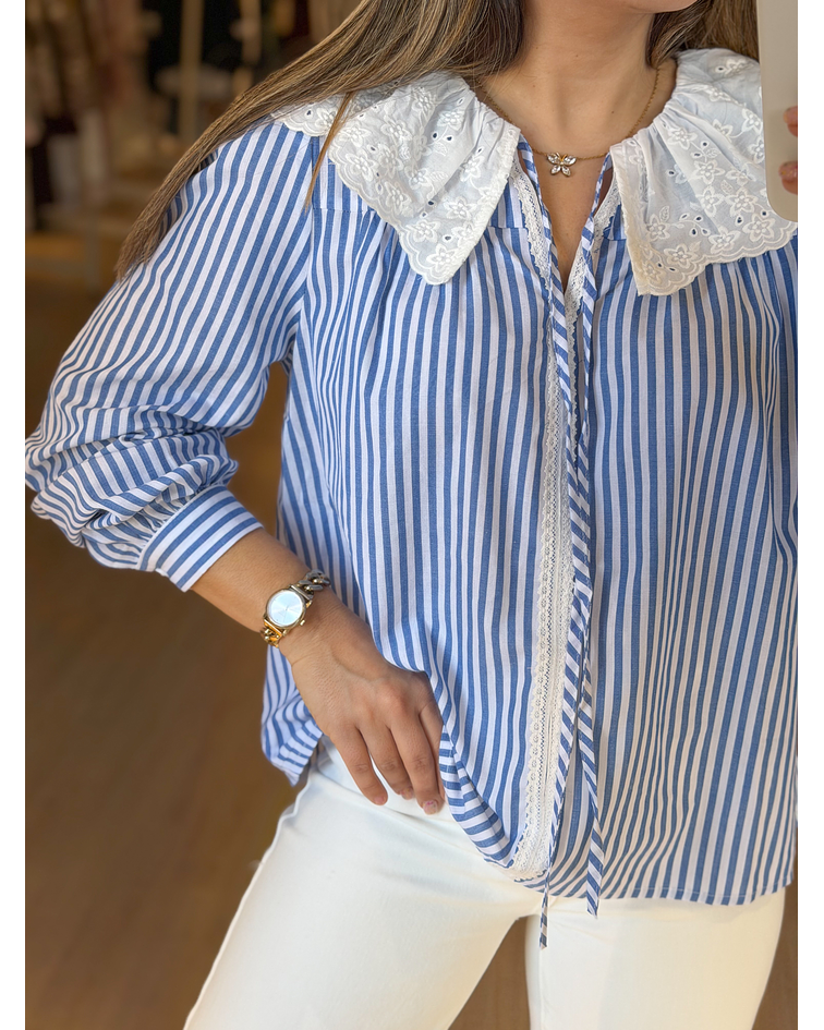 CAMISA RISCAS COM GOLA 