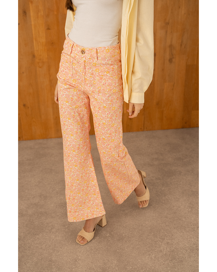 JEANS ESTAMPADAS FLORAIS