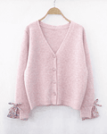 CARDIGÃ MALHA COM DECOTE V  