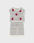Conjunto calças e t-shirt corações bebé