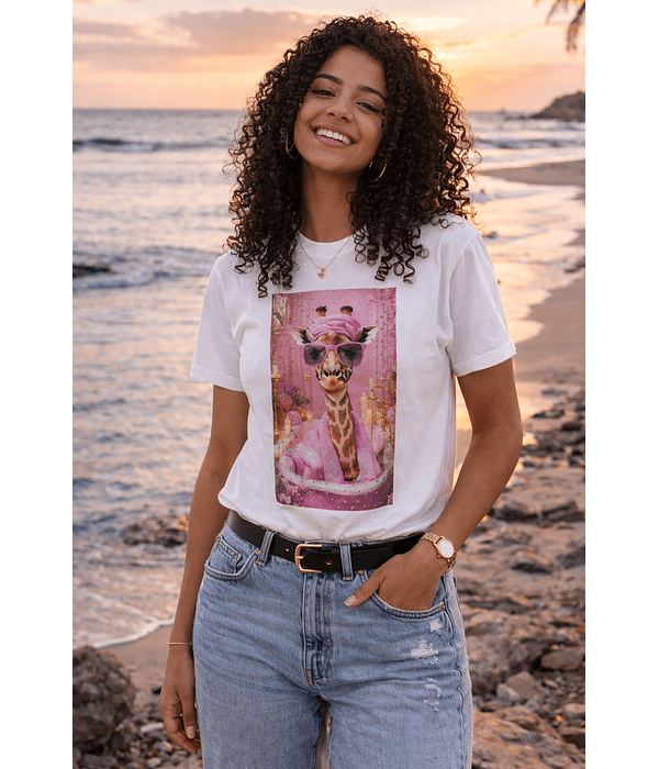 TSHIRT ESTAMPADA GIRAFA