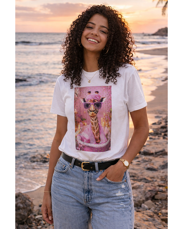 TSHIRT ESTAMPADA GIRAFA