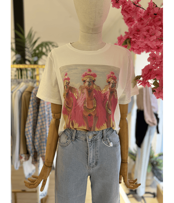 TSHIRT ESTAMPADA GIRAFAS