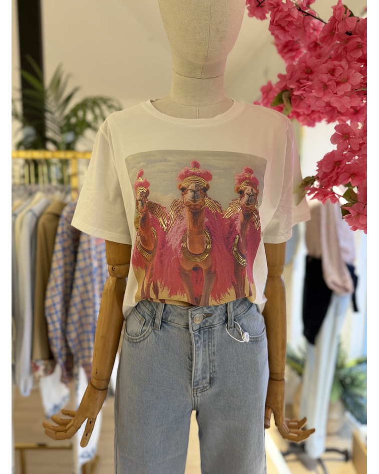 TSHIRT ESTAMPADA GIRAFAS