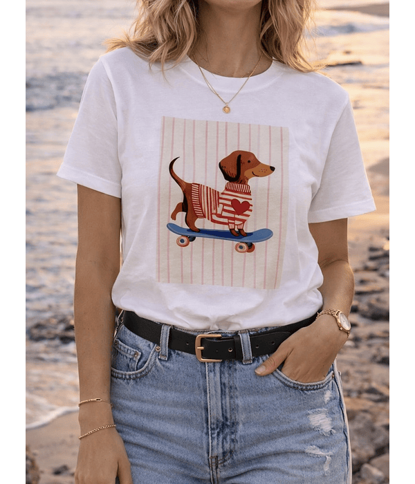 TSHIRT ESTAMPADA CÃO