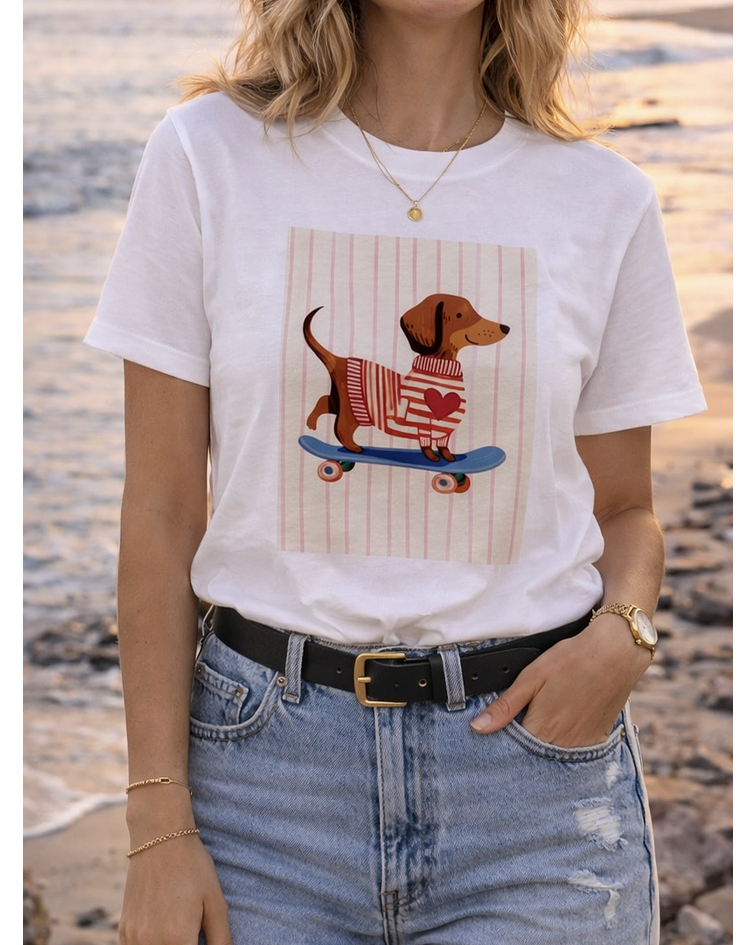 TSHIRT ESTAMPADA CÃO