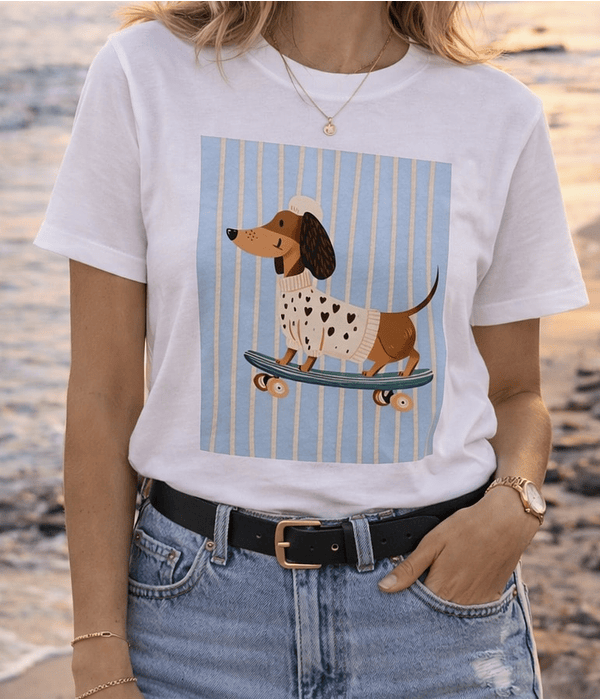 TSHIRT ESTAMPADA CÃO 