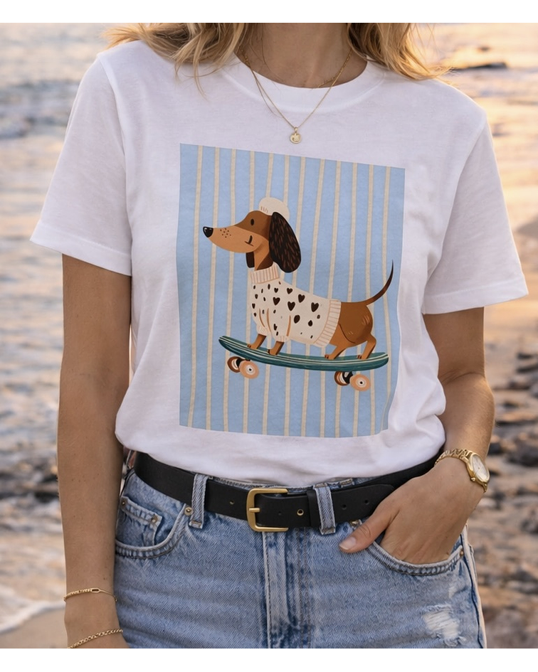 TSHIRT ESTAMPADA CÃO 