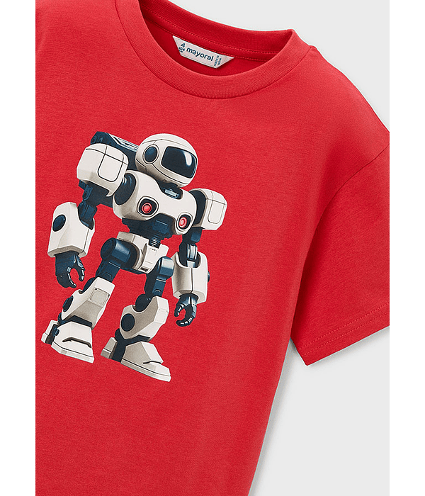 camiseta m/curta robot