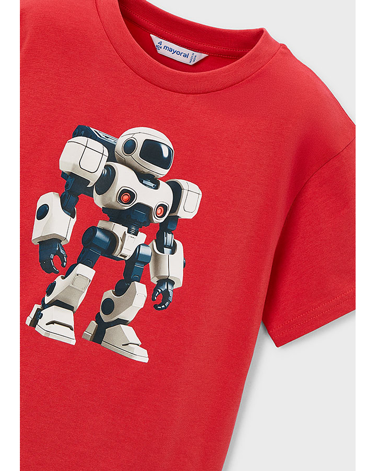 camiseta m/curta robot