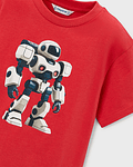 camiseta m/curta robot