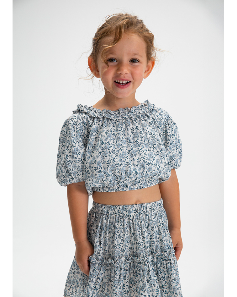 Top maquinetado estampado