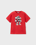 camiseta m/curta robot
