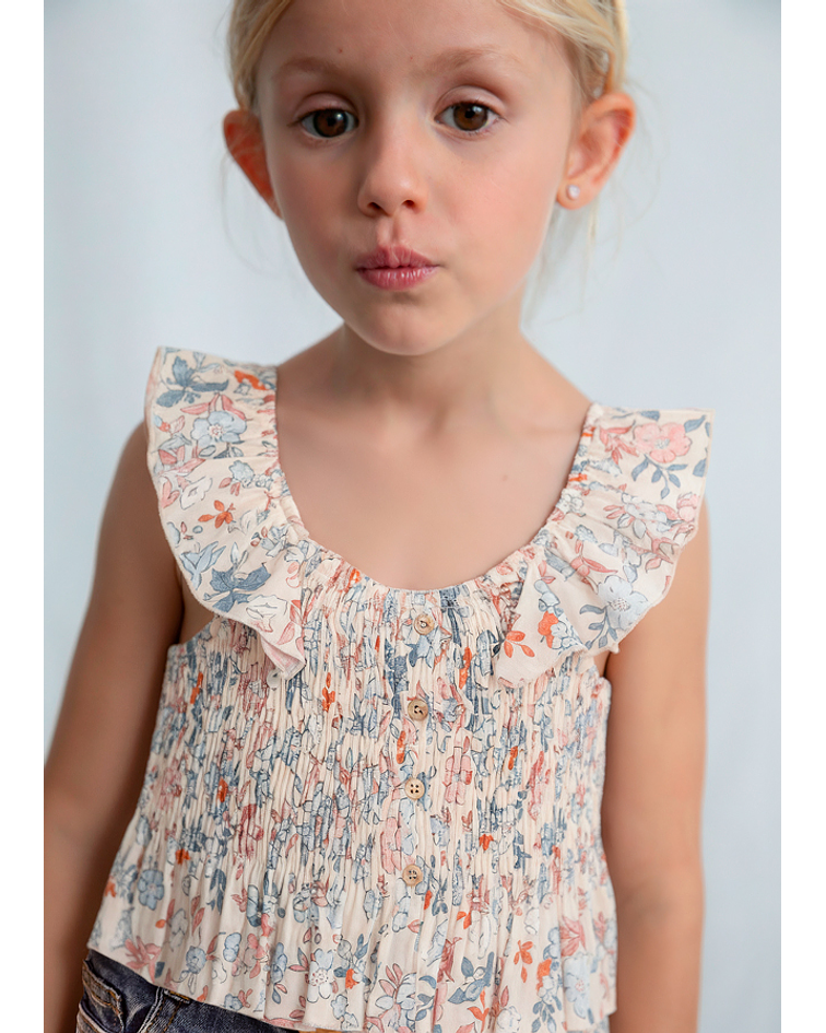 Top bambula estampado