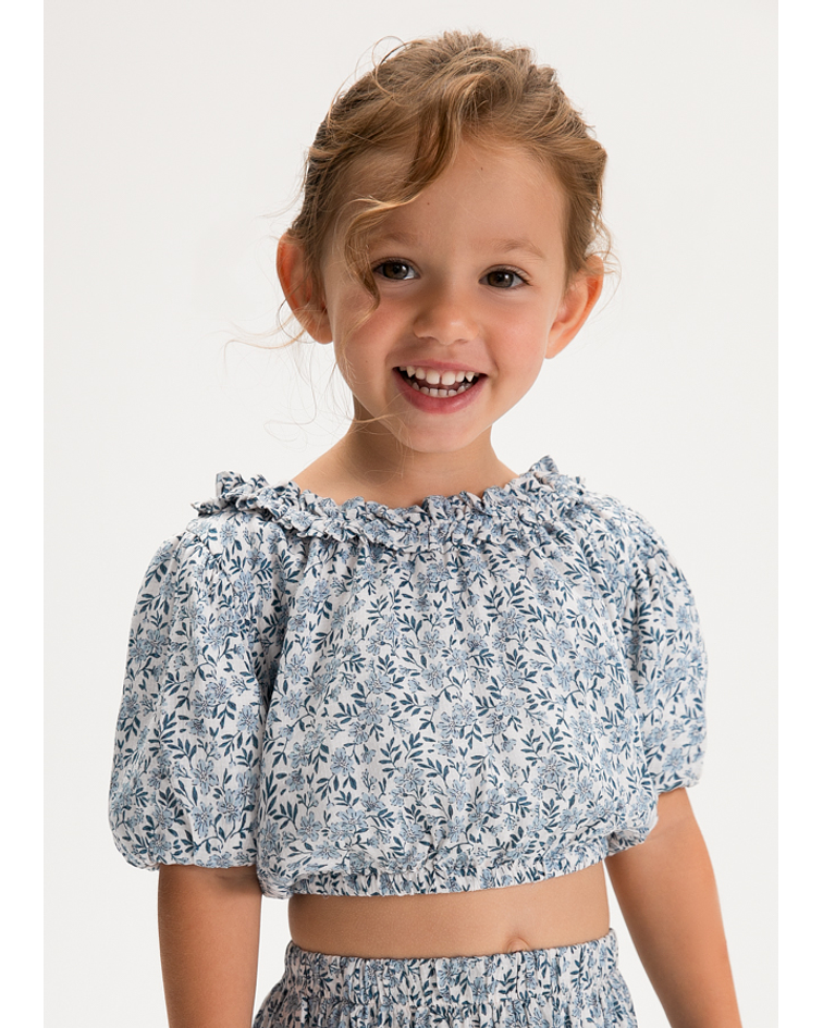 Top maquinetado estampado