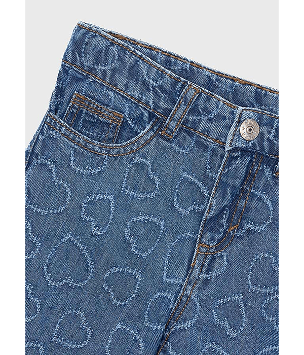 Calça denim fluida