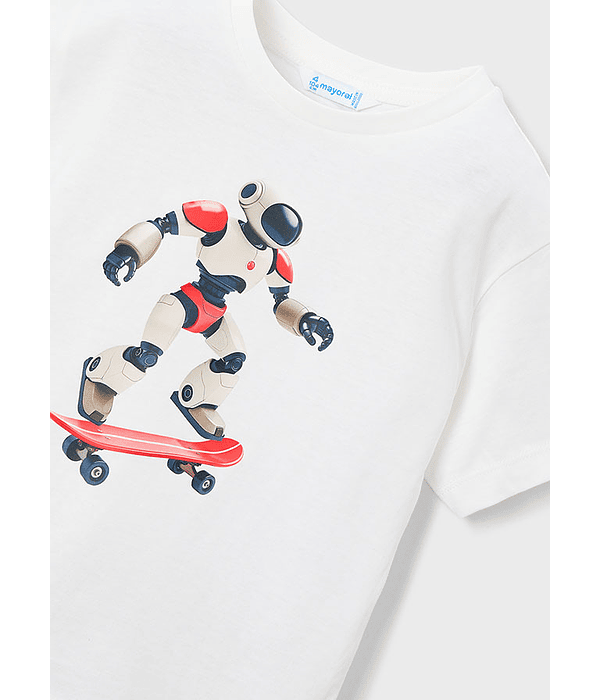 Conj. calção/t-shirt robot