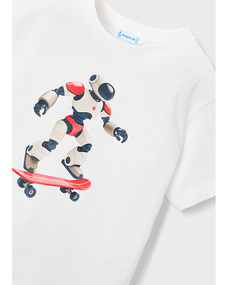 Conj. calção/t-shirt robot