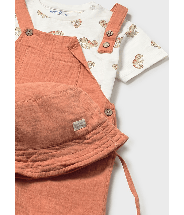 Conj. jardineira 3 peças