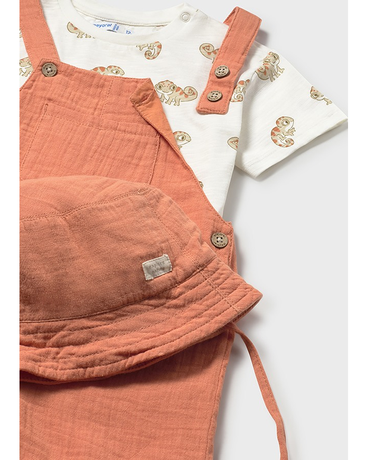 Conj. jardineira 3 peças