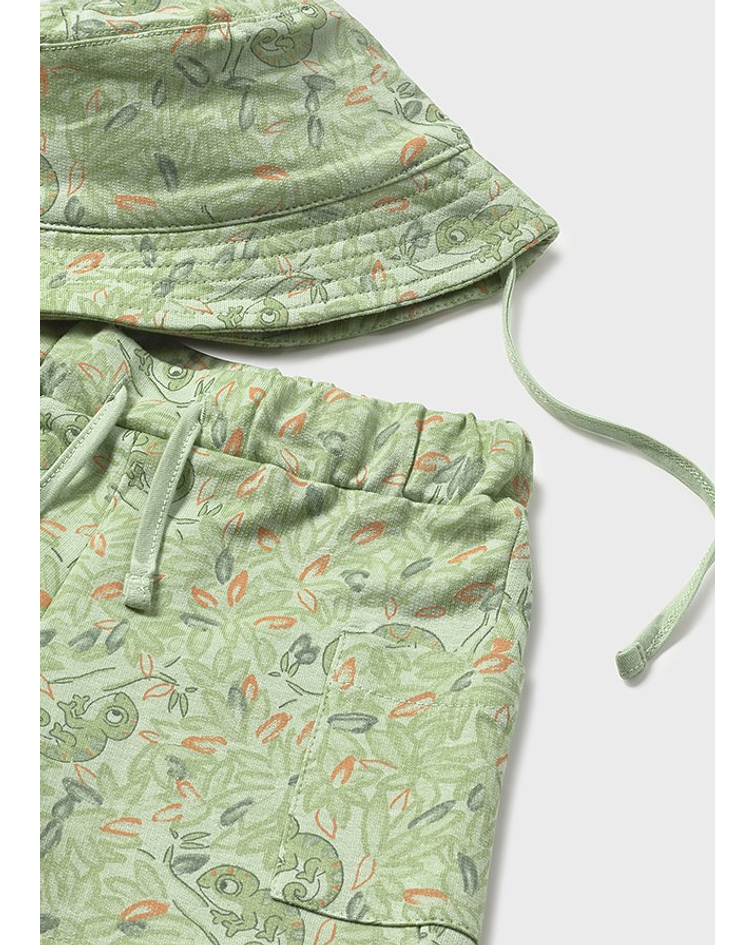 Conj. malha print c/ bucket