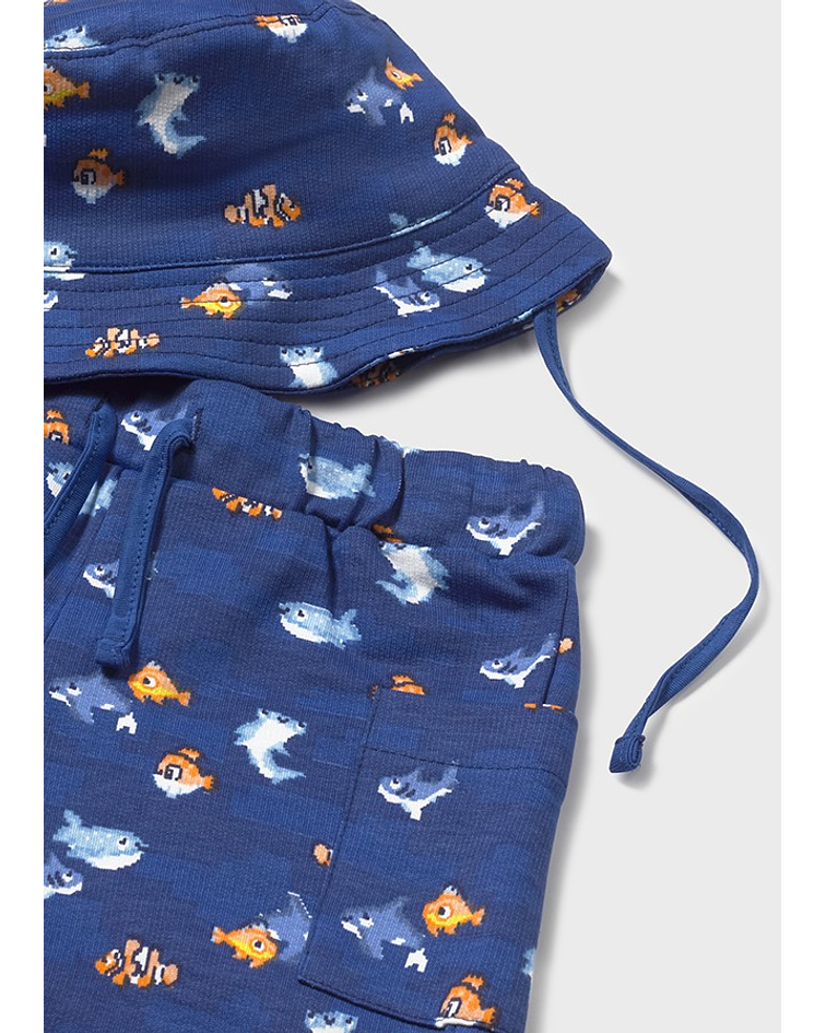 Conj. malha print c/ bucket