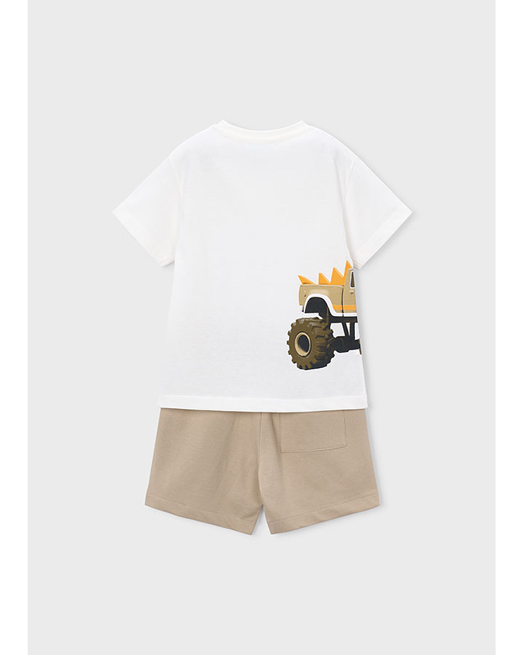 Conj. calção/t-shirt tractor