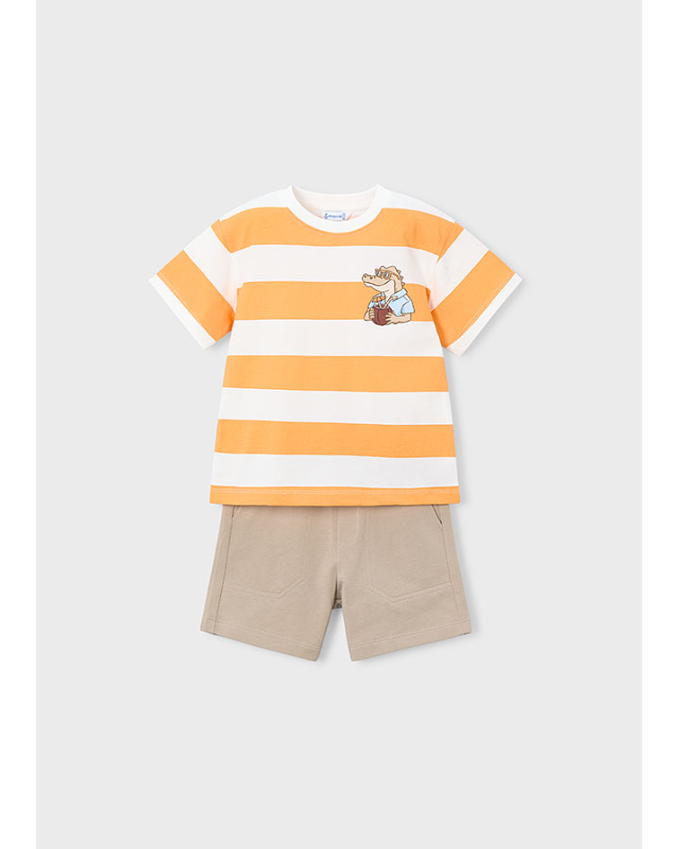 Conj. calção "good vibes"