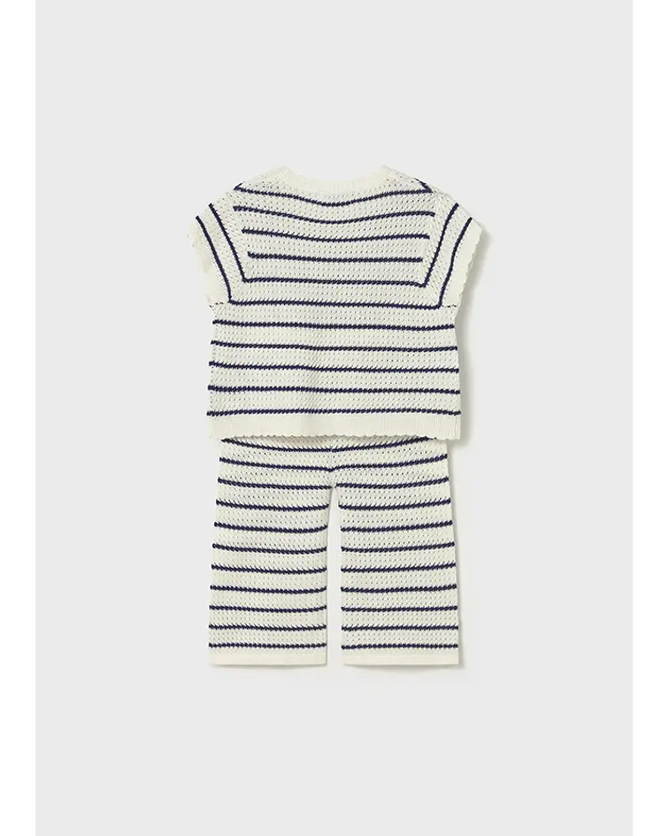Conj. calça tricô