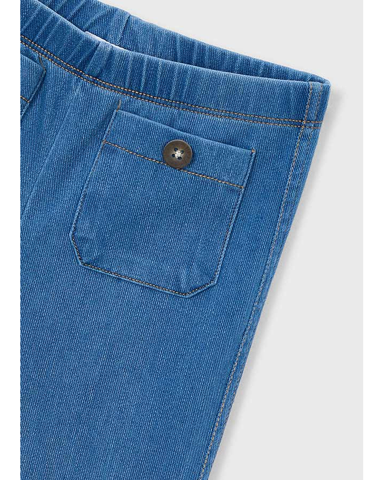 Legging flare com bolsos