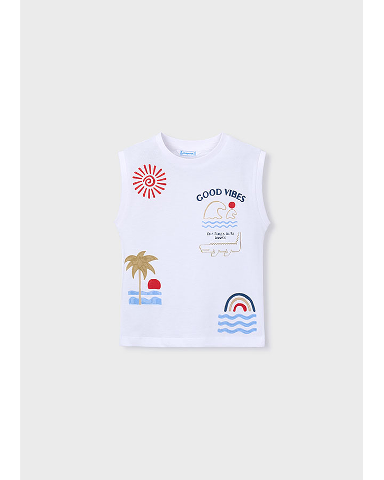 Conj. calção alças m/c