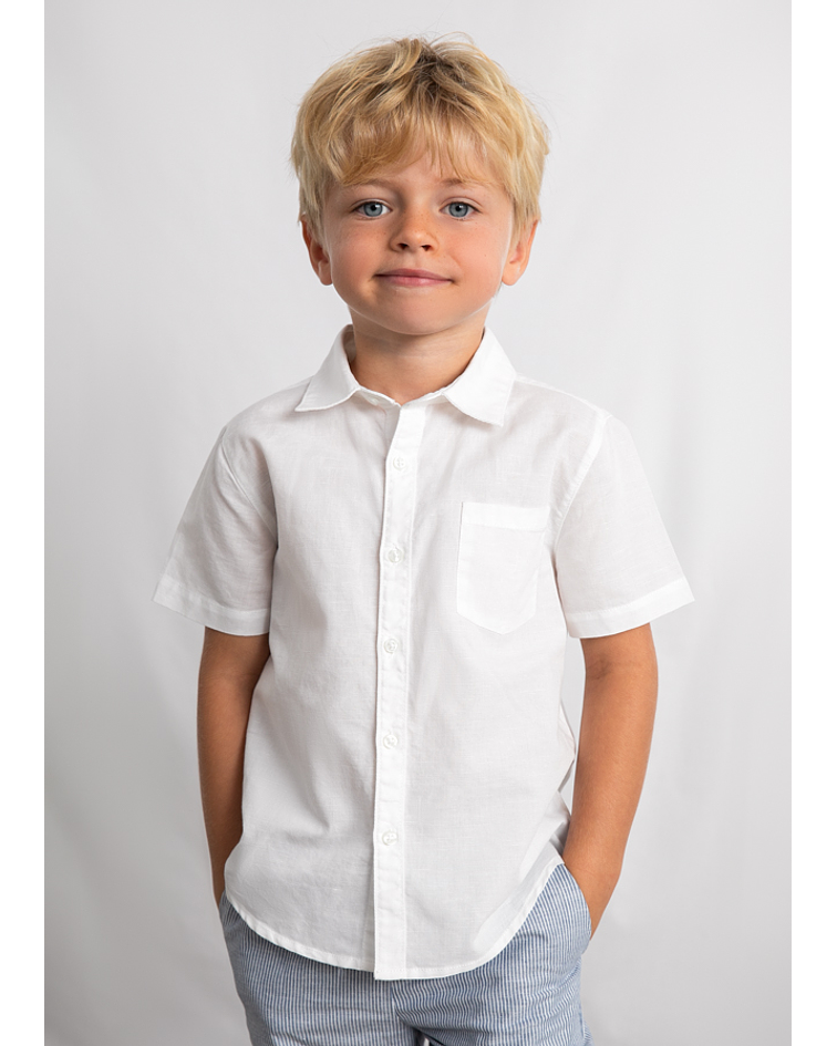 Camisa m/curta linho